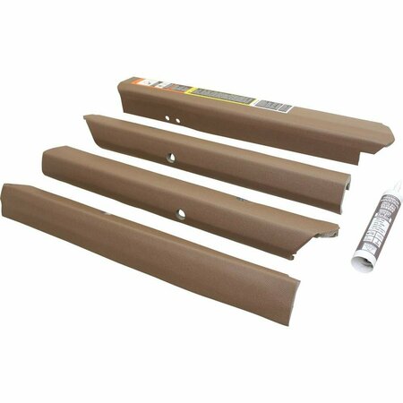 AFTERMARKET AMSS4151 Qwik Fit Corner Post Kit, Brown Vinyl AMSS4151-ABL